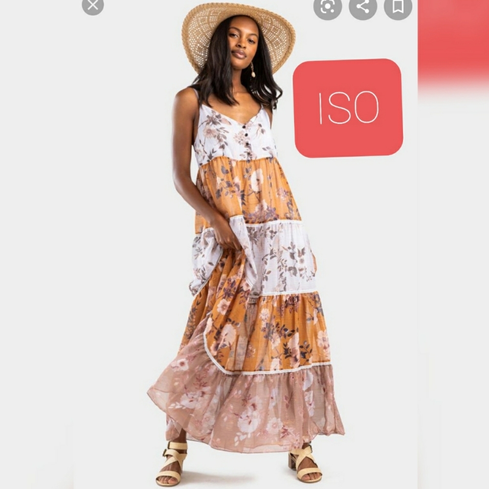 ISO Francescas Paityn Floral Maxi